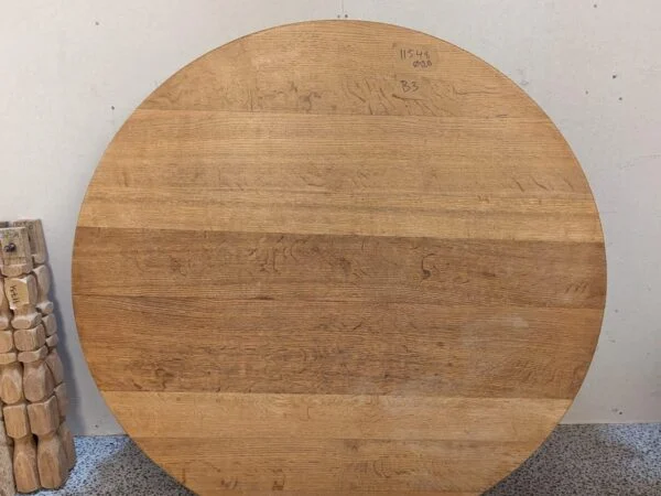 rundt spisebord i egetræ, b3 — billede 2