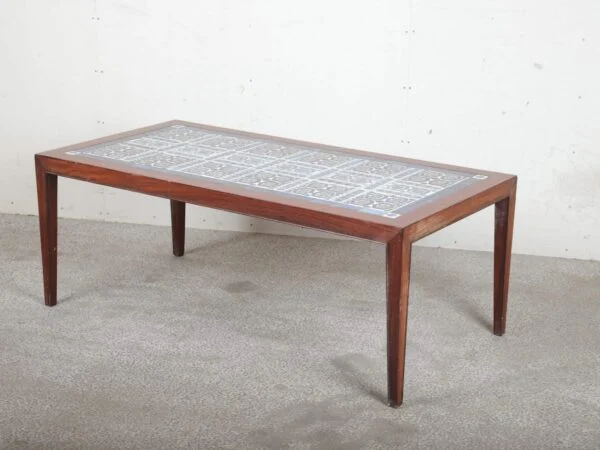 Sofabord med Royal Copenhagen kakler — billede 3