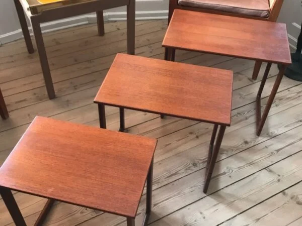 Indskudsborde, teaktræ, Arne Wahl Iversen — billede 3