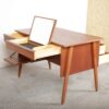 Kombineret skrivebord, kommode og sminkebord, i teak
