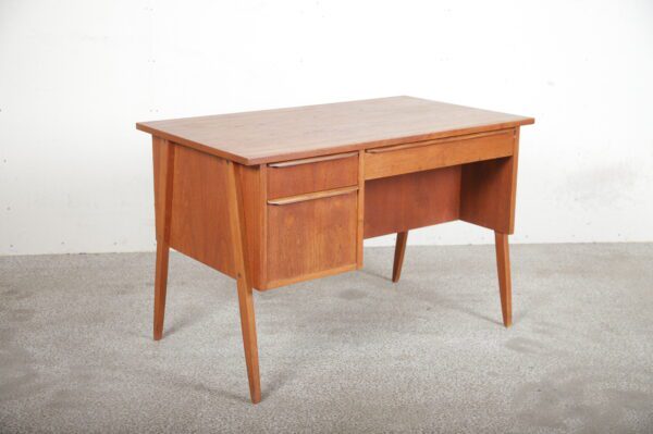 Kombineret skrivebord, kommode og sminkebord, i teak