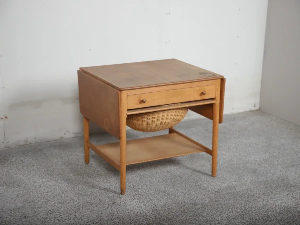 Wegner, AT33 Sybord i massiv egetræ, Wegner, AT33. Til renovering — billede 3