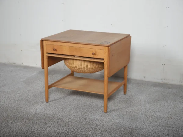 Wegner, AT33 Sybord i massiv egetræ, Wegner, AT33. Til renovering — billede 4