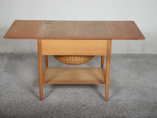 Wegner, AT33 Sybord i massiv egetræ, Wegner, AT33. Til renovering — billede 9