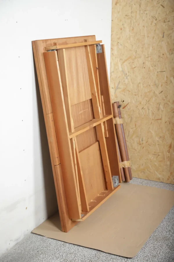 Spisebord i teak med hollandsk udtræk