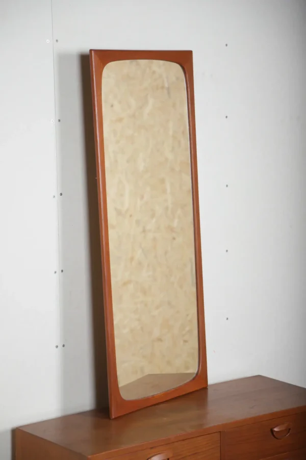 Spejl, teak