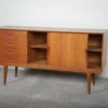 Lav skænk i teak, Omann jr, Model nr 12