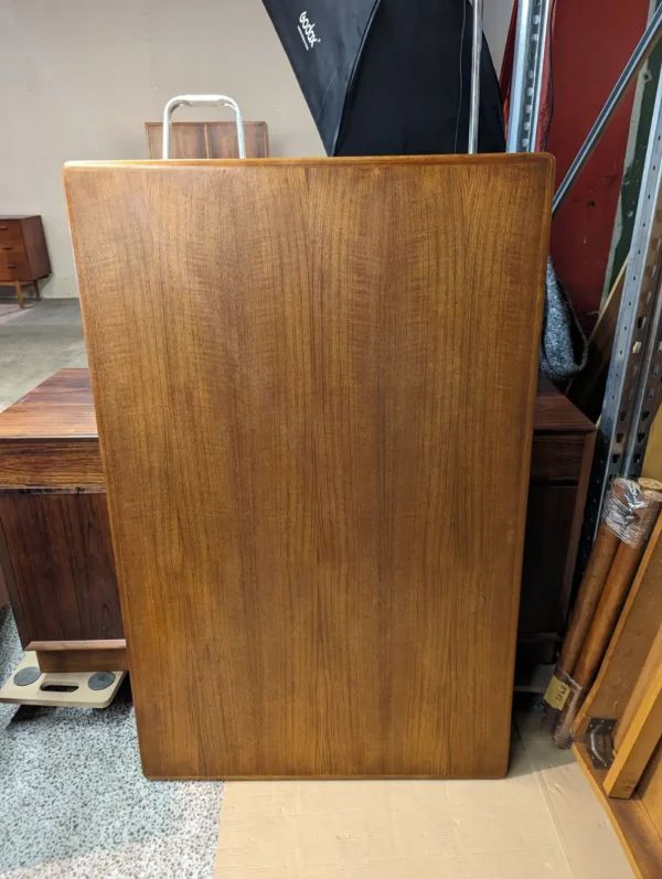 Spisebord teak hollandsk udtræk 85×135