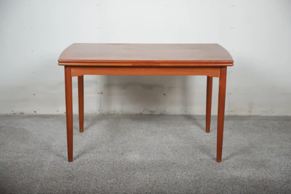 Spisebord i teak med hollandsk udtræk, 85×120