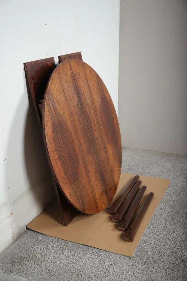 Spisebord med tillægsplader, palisander