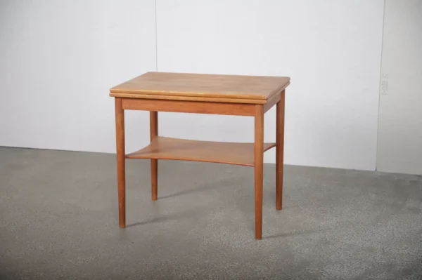 Sofabord/spillebord, foldbart, teak, Børge Mogensen