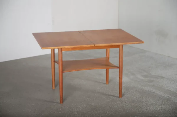 Sofabord/spillebord, foldbart, teak, Børge Mogensen