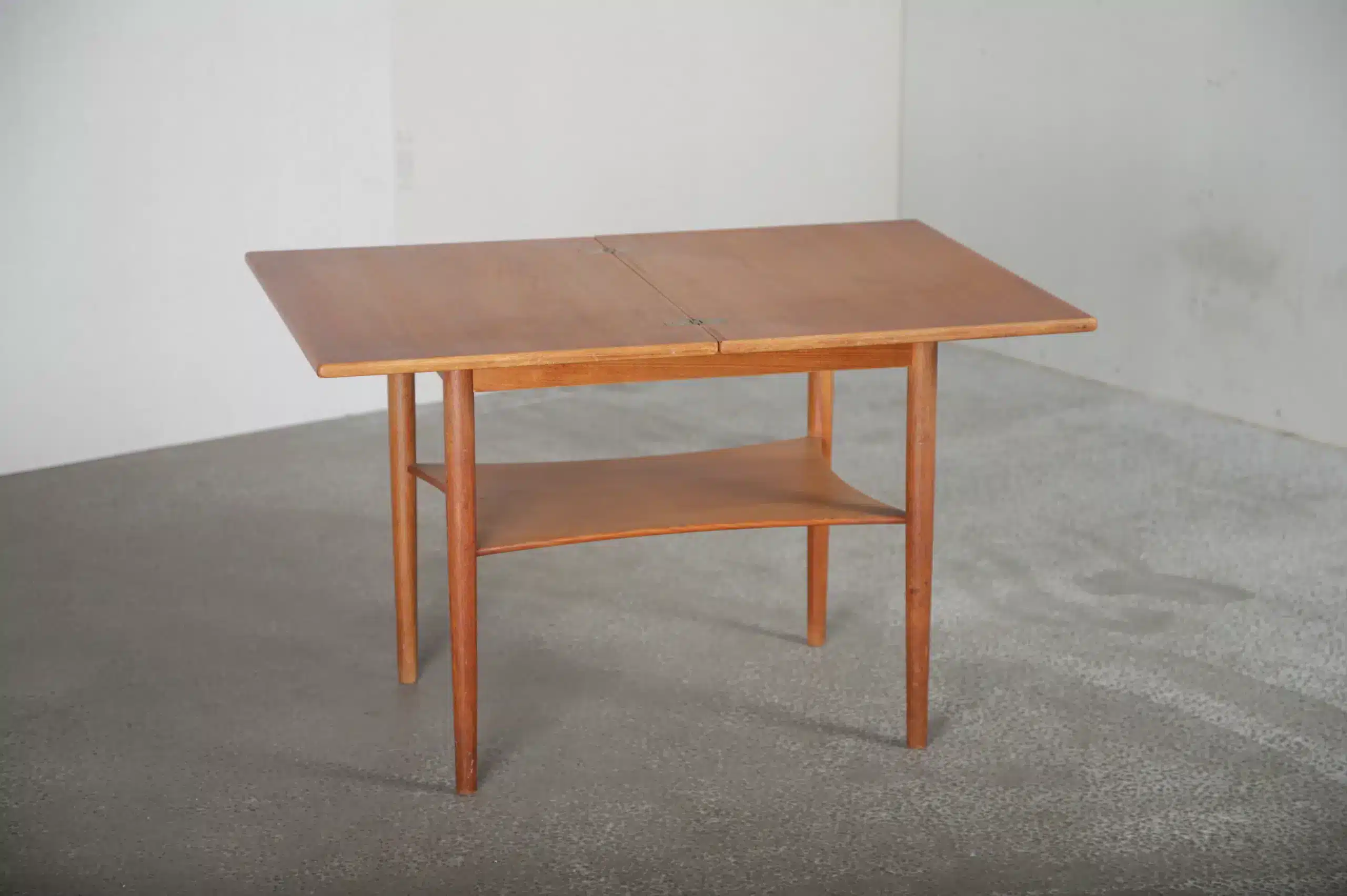 Sofabord/spillebord, foldbart, teak, Børge Mogensen