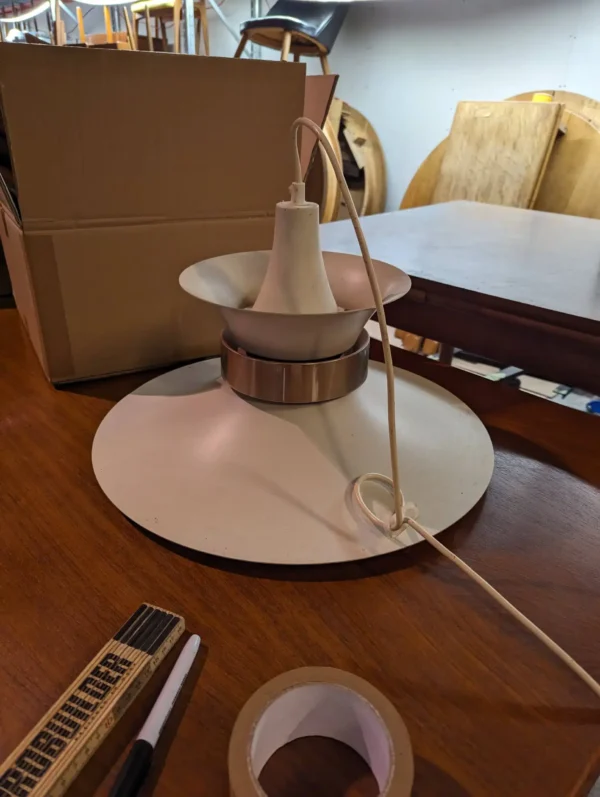 Lampe/Pendel, hvid