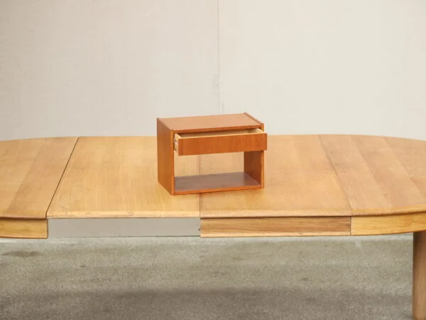 Natbord, teak, væghængt — billede 3