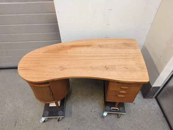 Skrivebord, teak, Kai Kristiansen