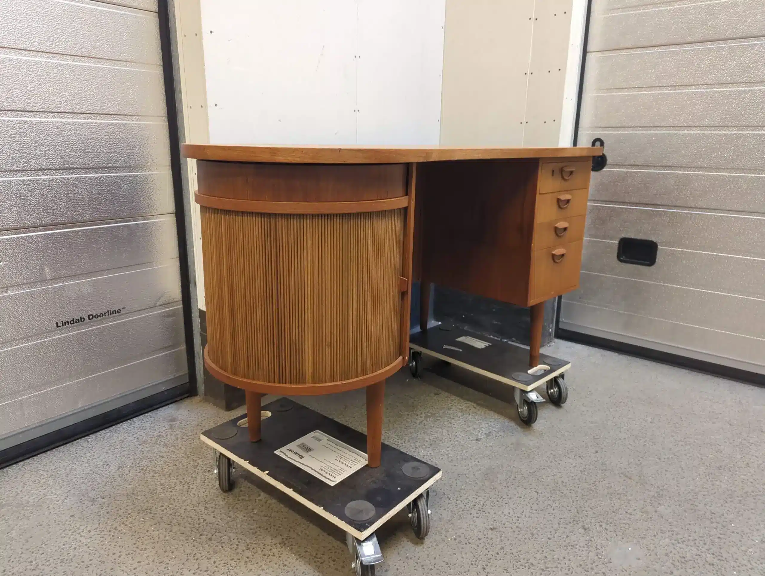 Skrivebord, teak, Kai Kristiansen