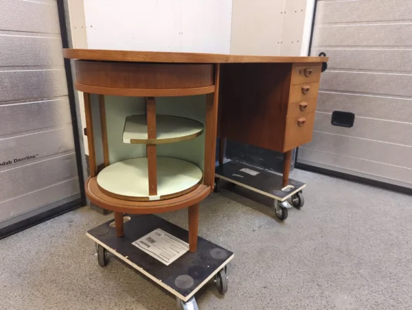 Skrivebord, teak, Kai Kristiansen