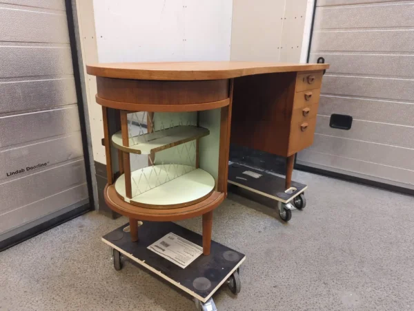 Skrivebord, teak, Kai Kristiansen