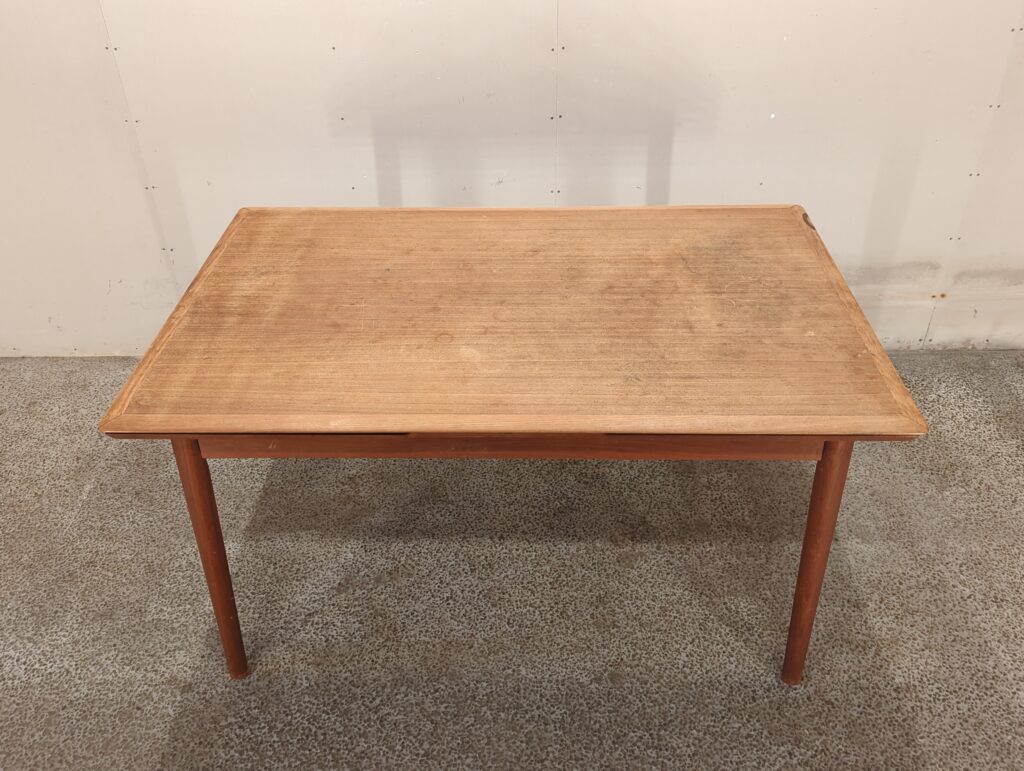 Spisebord med hollandsk udtræk, teak,