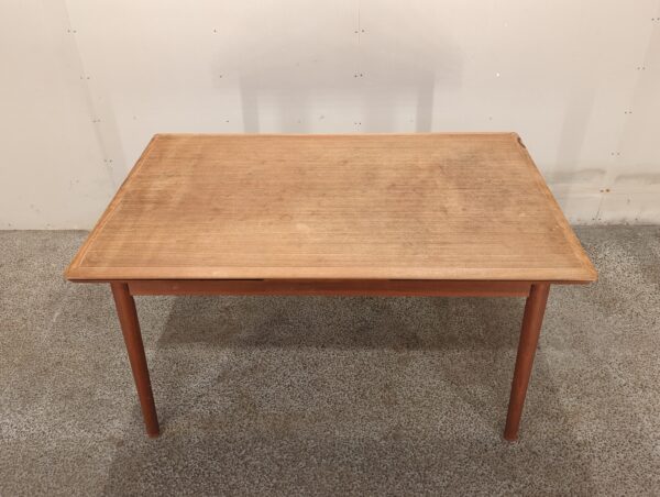 Spisebord med hollandsk udtræk, teak,