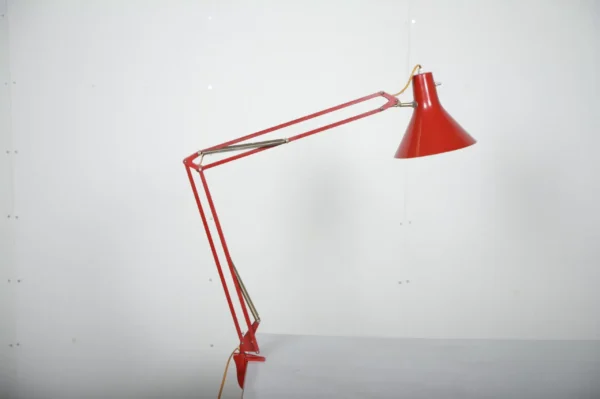 Arkitektlampe, rød