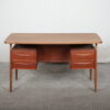 Tibergaard Skrivebord, teak, til renovering, Tibergaard