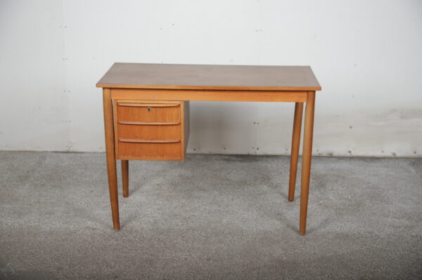 Skrivebord teak smalt
