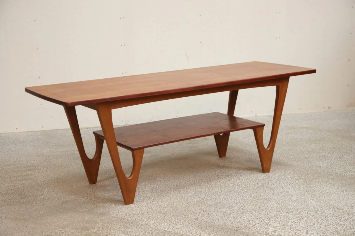 Kurt Østervig Sofabord, teak og eg, Kurt Østervig