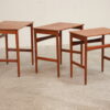 Hans J. Wegner/ Andreas Tuck. Model AT40 Indskudsborde i teak, Hans J. Wegner/ Andreas Tuck. Model AT40 — billede 4