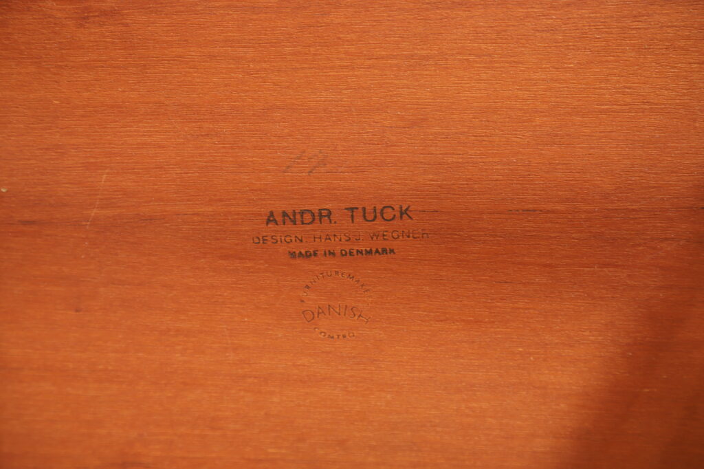 Hans J. Wegner/ Andreas Tuck. Model AT40 Indskudsborde i teak, Hans J. Wegner/ Andreas Tuck. Model AT40 — billede 3