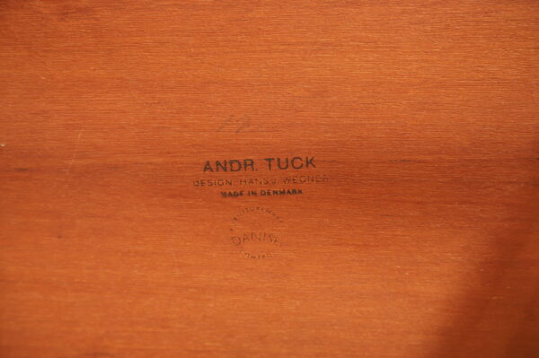 Indskudsborde i teak, Hans J. Wegner/ Andreas Tuck. Model AT40