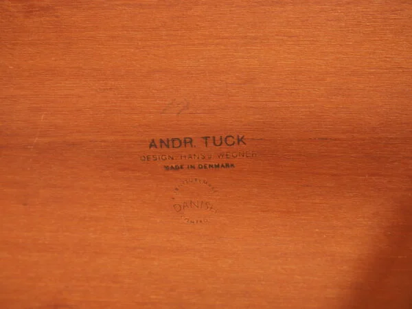 Hans J. Wegner/ Andreas Tuck. Model AT40 Indskudsborde i teak, Hans J. Wegner/ Andreas Tuck. Model AT40 — billede 3