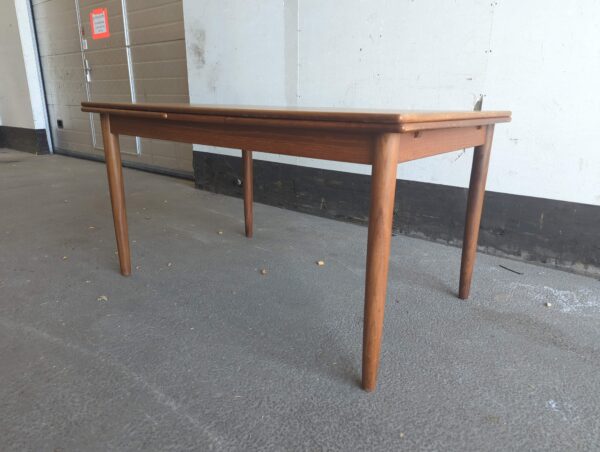 Spisebord med hollandsk udtræk, teak