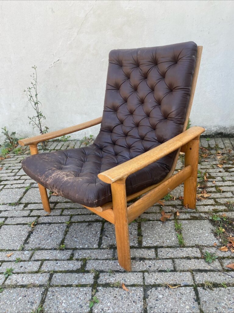 Lænestol, egetræ