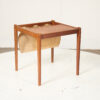 Sidebord med magasinholder, teak, Brdr. Furbo