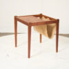 Sidebord med magasinholder, teak, Brdr. Furbo