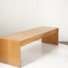 Bænk, egetræ, vintage ikea