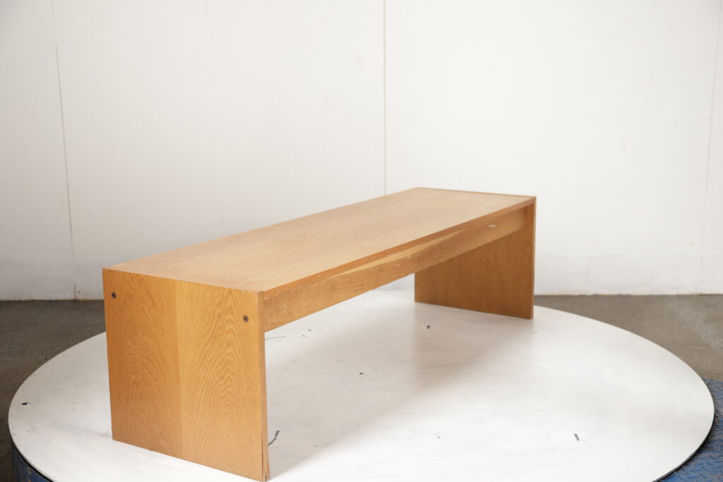 Bænk, egetræ, vintage ikea