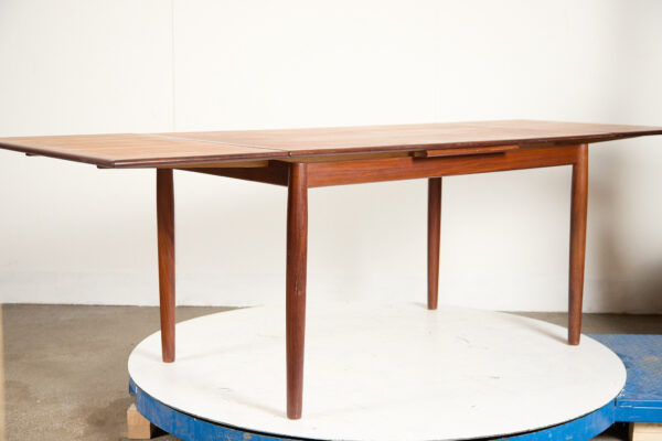 Spisebord med hollandsk udtræk, teak
