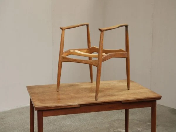 Erik Buch Captains Chair Armstol, Erik Buch Captains Chair, egetræ, til renovering — billede 9
