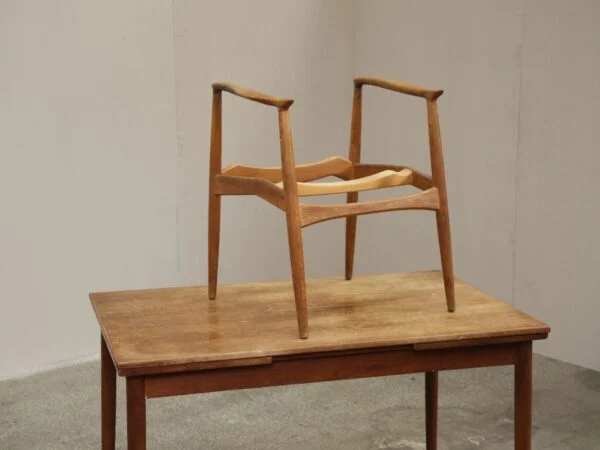 Erik Buch Captains Chair Armstol, Erik Buch Captains Chair, egetræ, til renovering — billede 12