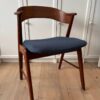Seks spisestole, massiv teak, Kai Kristiansen model 32