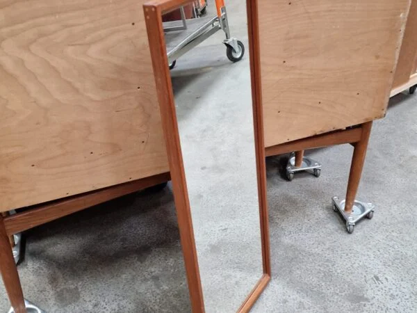 Spejl, teak, Aksel Kjersgaard