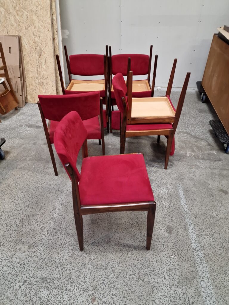 Bramin Otte stk spisestole af Bramin, palisander — billede 2