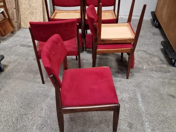 Bramin Otte stk spisestole af Bramin, palisander — billede 2