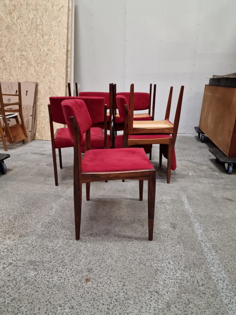 Bramin Otte stk spisestole af Bramin, palisander