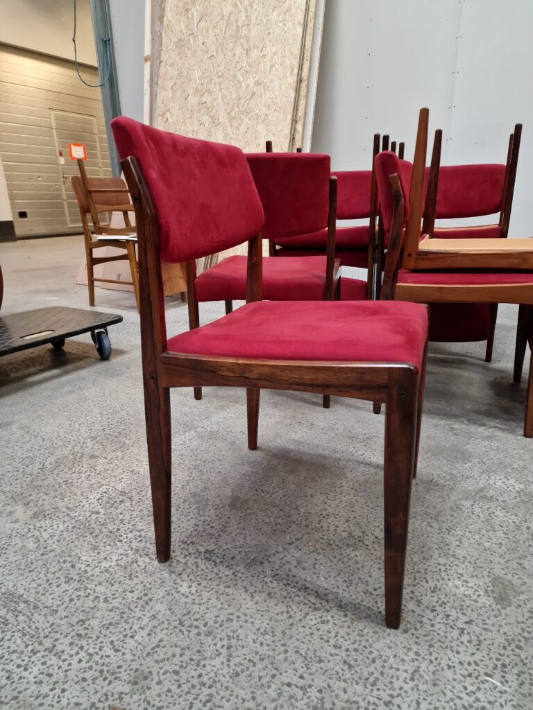 Bramin Otte stk spisestole af Bramin, palisander — billede 5