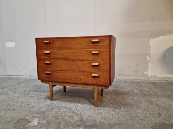 Børge Mogensen Kommode med fire brede skuffer, teak, Børge Mogensen #2 — billede 2