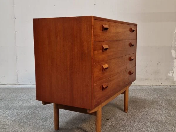 Børge Mogensen Kommode med fire brede skuffer, teak, Børge Mogensen #2 — billede 9